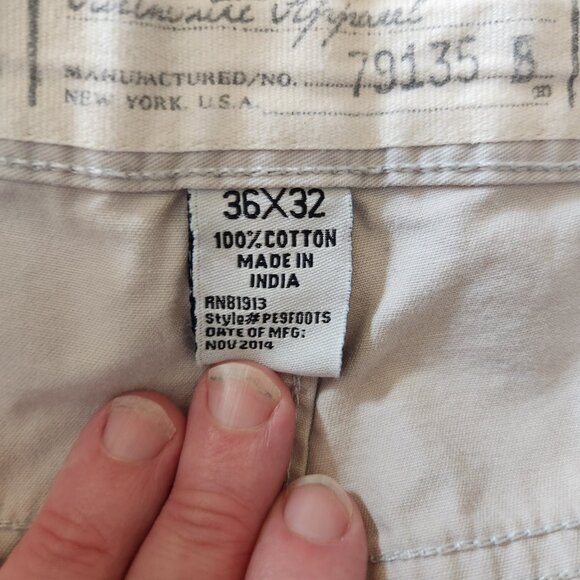 Mens PD&C pale khakis 36 waist - Picture 2 of 4